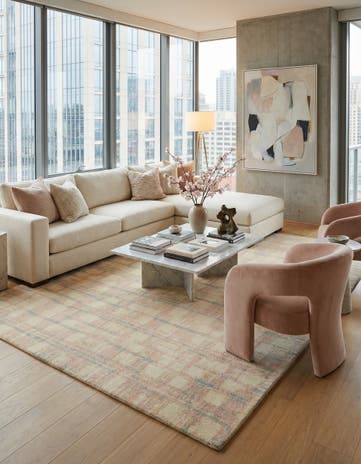 7' 9 x 9' 11 Modern Himalaya Wool Rug