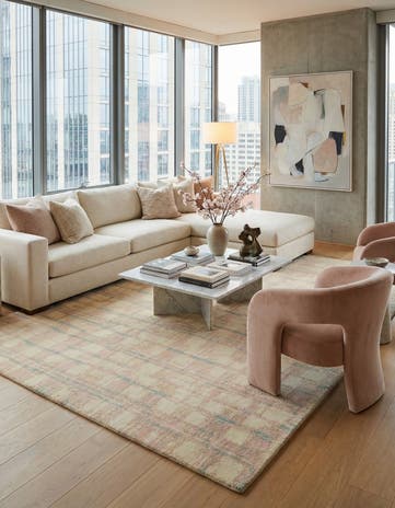 7' 9 x 9' 11 Modern Himalaya Wool Rug