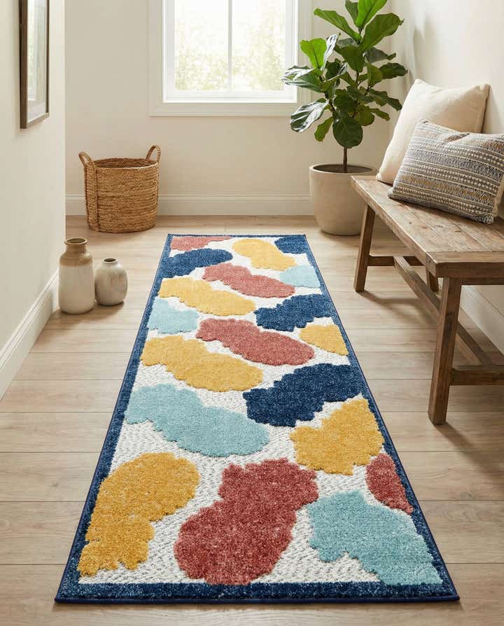 2' x 8' Easy-Clean Belize Indoor / Outdoor Runner Rug
