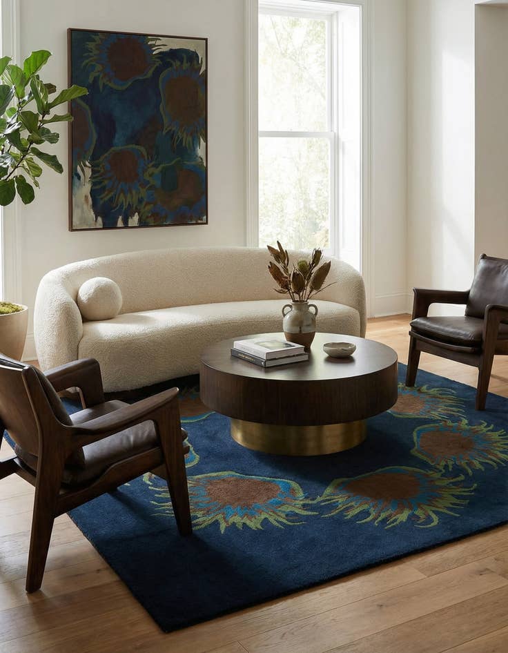 Detail image of 7' 7 x 7' 7 Luna Square Rug