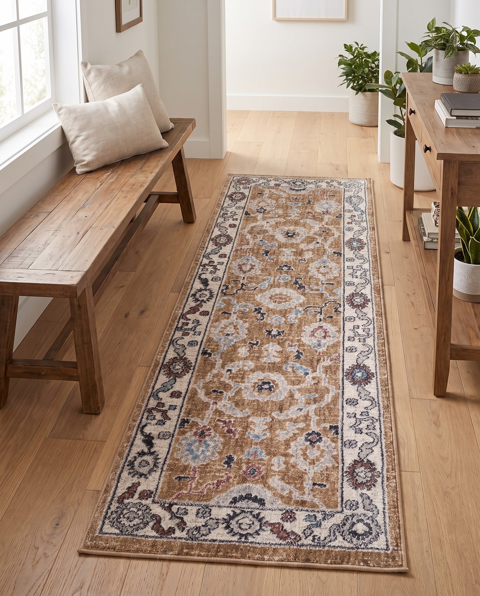2' x 6' Eco Traditional Runner Rug