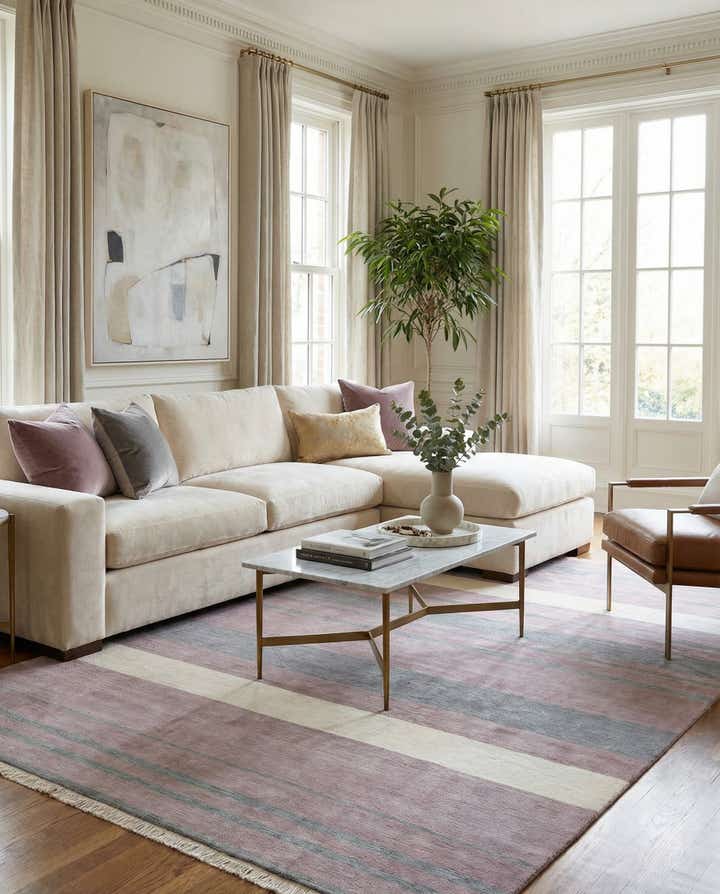 6' 6 x 9' 9 Hand Knotted Darya Wool Rug