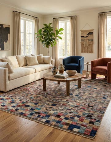 8' 2 x 9' 10 Hand Knotted Darya Wool Rug