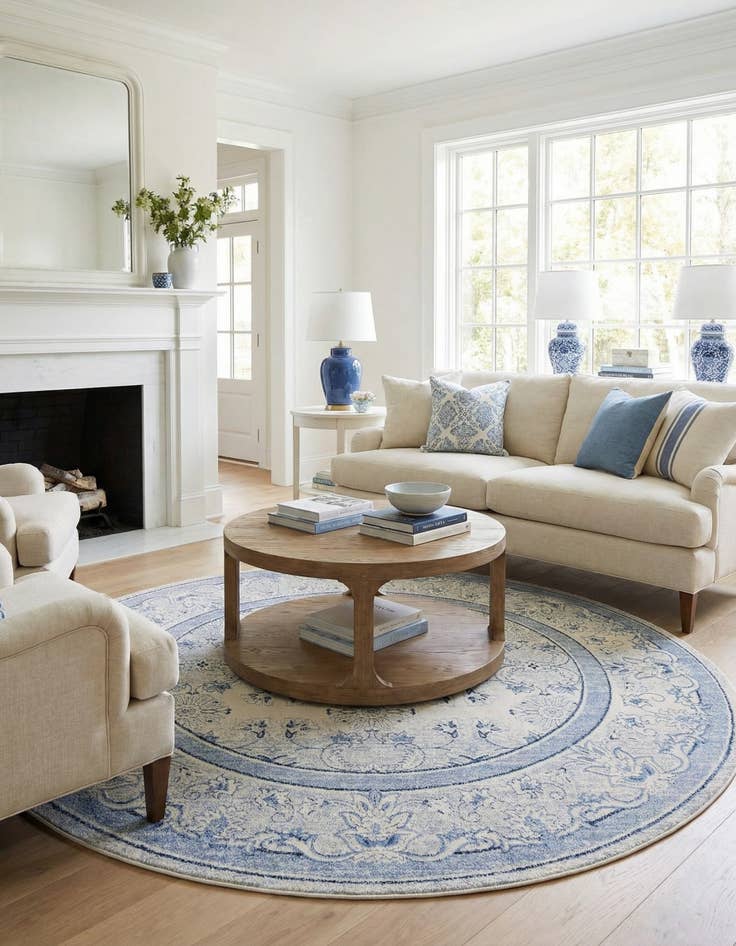 Detail image of  12' 2 x 12' 2 Miranda Round Rug