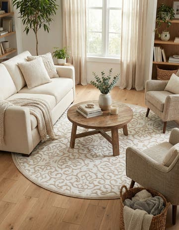 6' x 6' Nepal Round Rug