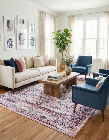 Pink Charleston Rug