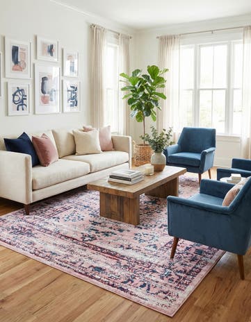 Pink Charleston Rug