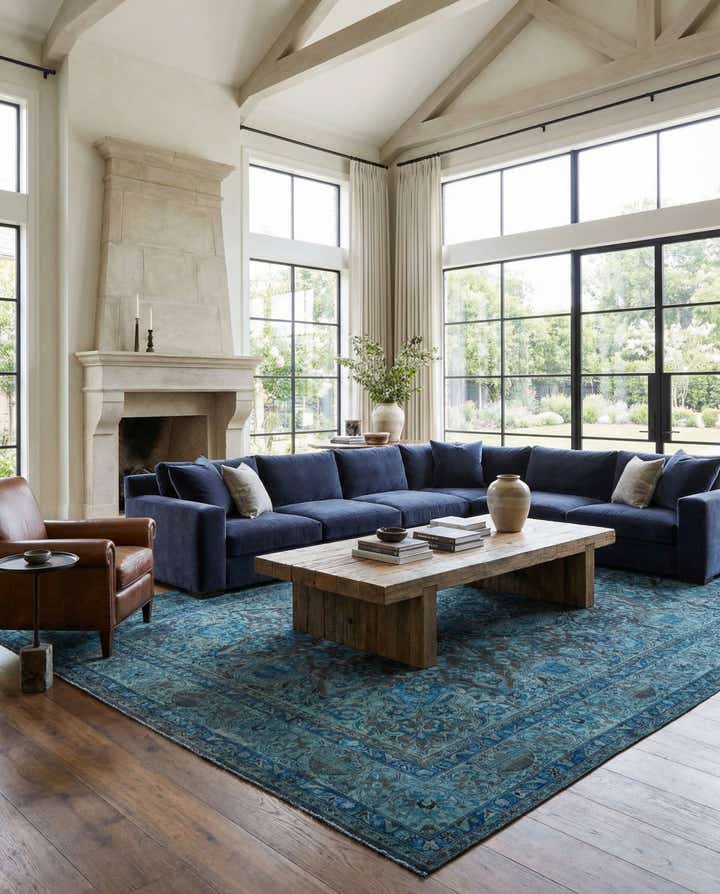 9' 9 x 12' 5 Hand Knotted Ultra Vintage Persian Wool Rug