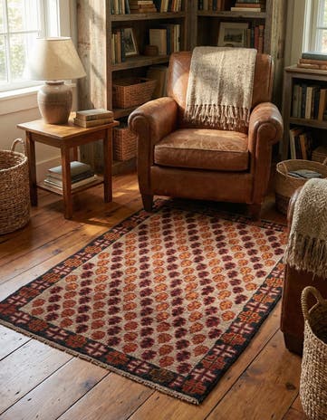 2' 10 x 4' 8 Hand Knotted Balouch Persian Wool Rug