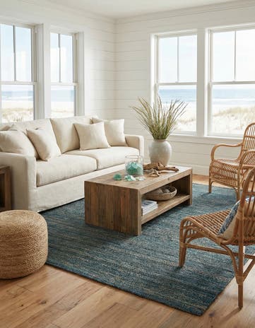 7' 10 x 7' 10 Hand Woven Palm Beach Jute Square Rug