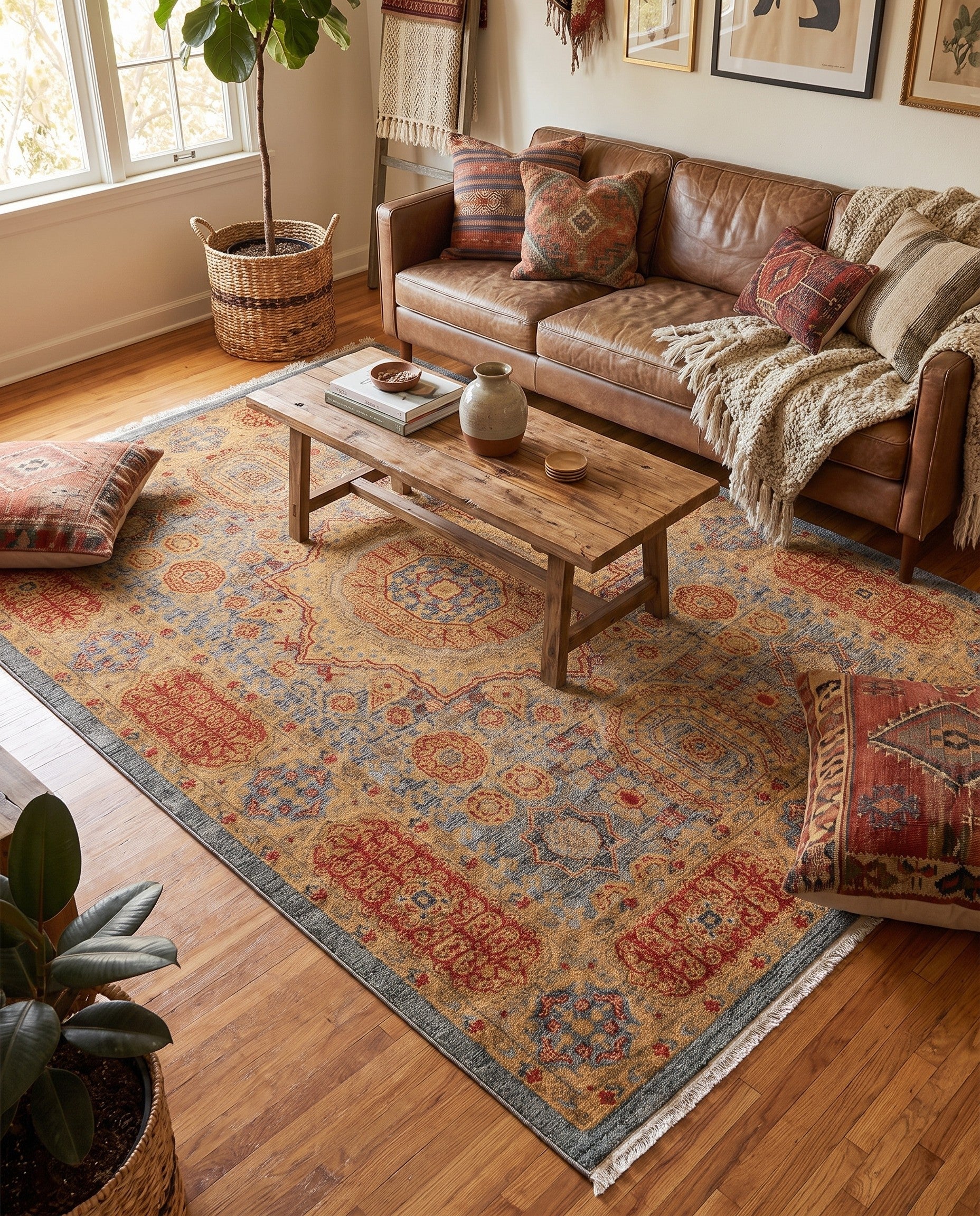 7' x 10' Mamluk Rug