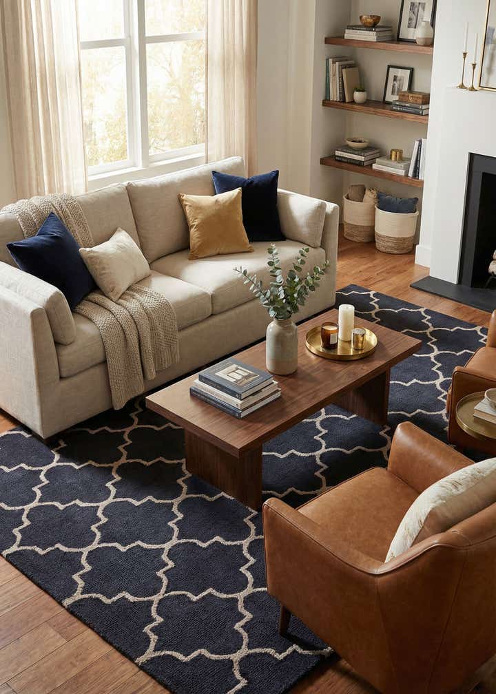 5' x 8' Luna Wool Rug