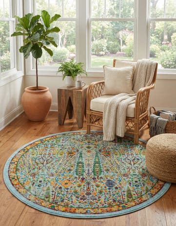 6' x 6' Calypso Round Rug