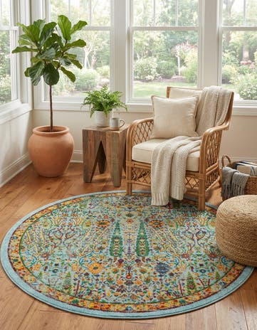6' x 6' Calypso Round Rug