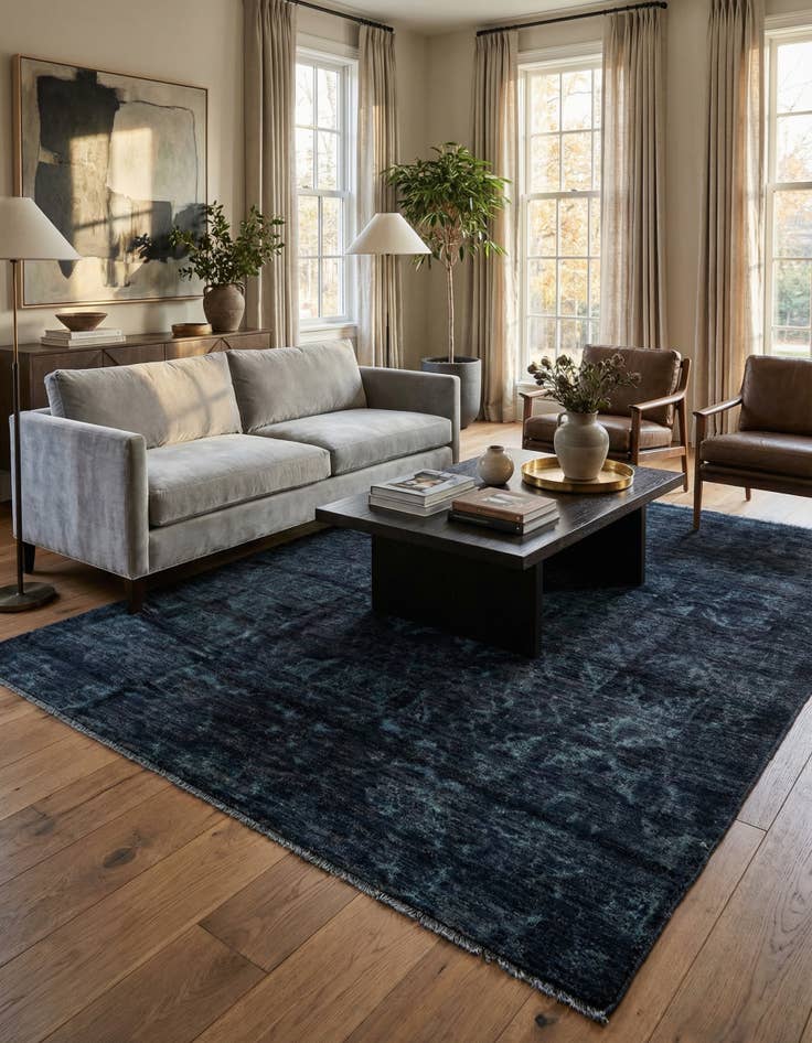 Detail image of 5' 3 x 8' 10 Hand Knotted Darya Rug
