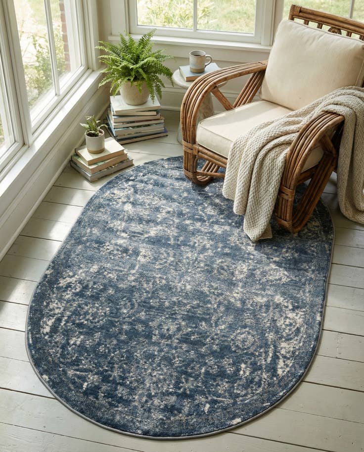 Detailansicht von 125cm x 185cm Oregon Oval Teppich