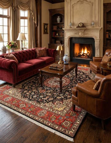 6' 11 x 8' 4 Tabriz Rug