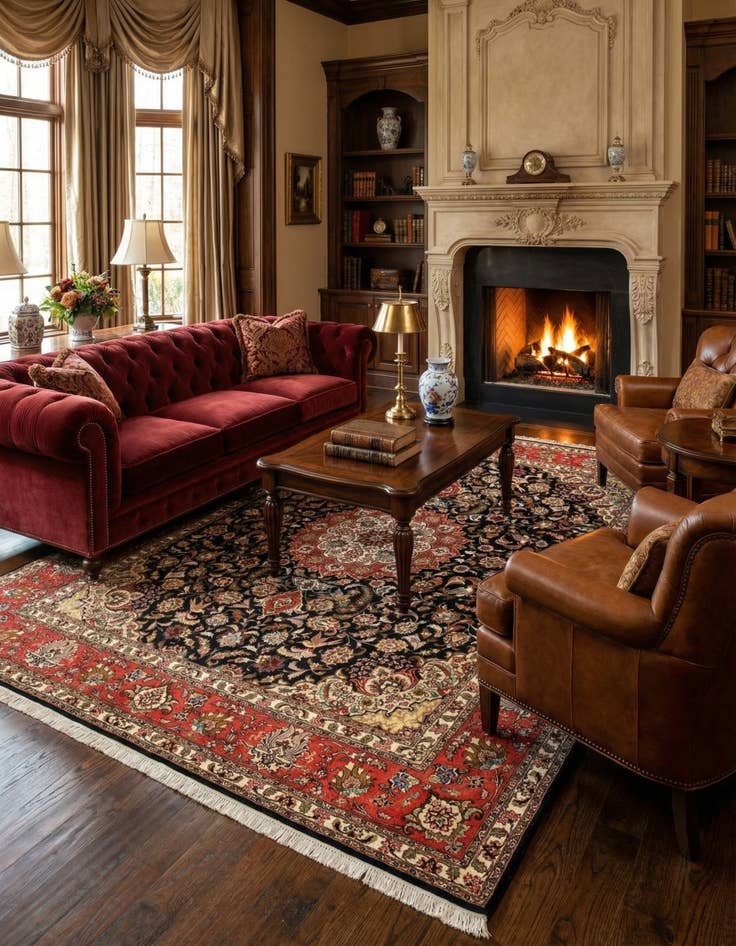 Detail image of  6' 11 x 8' 4 Tabriz Rug