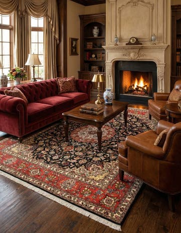 6' 11 x 8' 4 Tabriz Rug