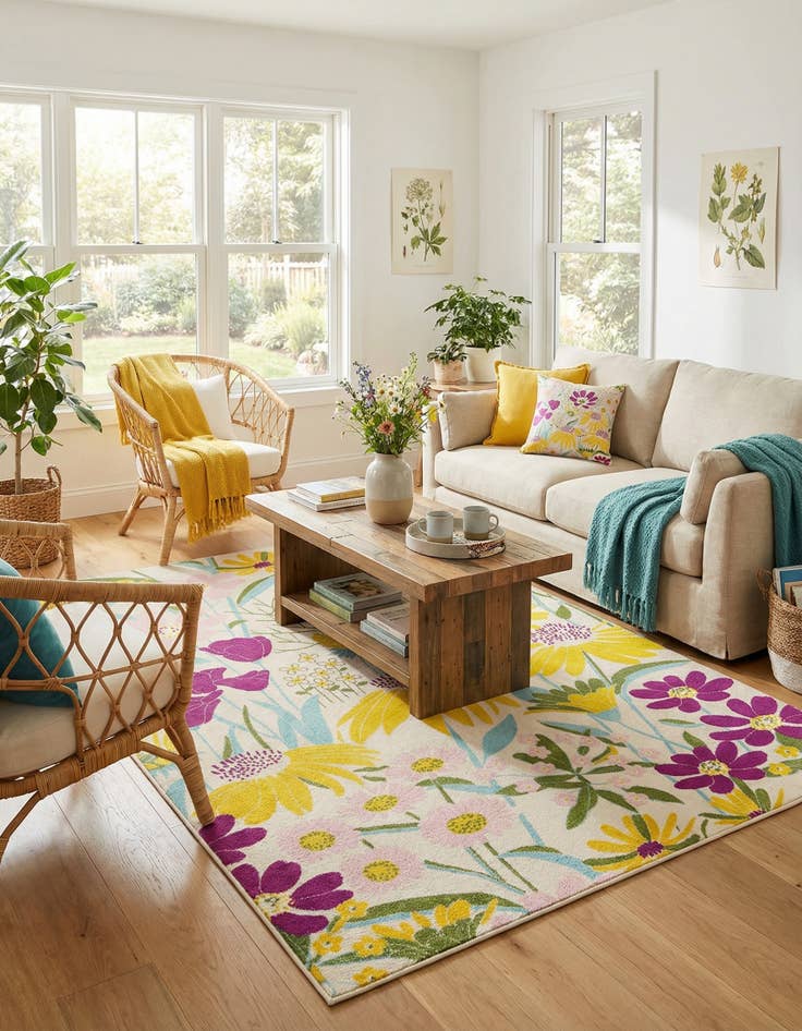 Detail image of  10' x 13' Bloom Rug