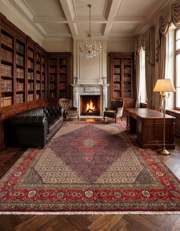 10' x 13' 1 Tabriz Mahi Rug
