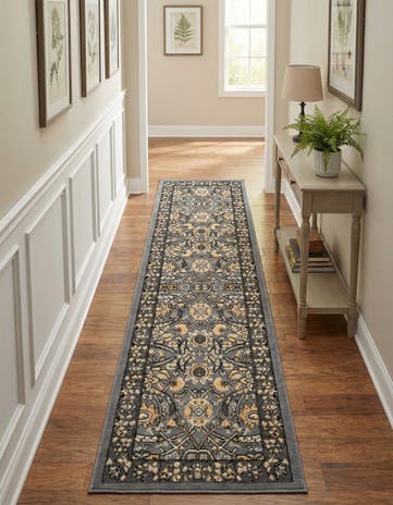 Dark Gray Neda Runner Rug