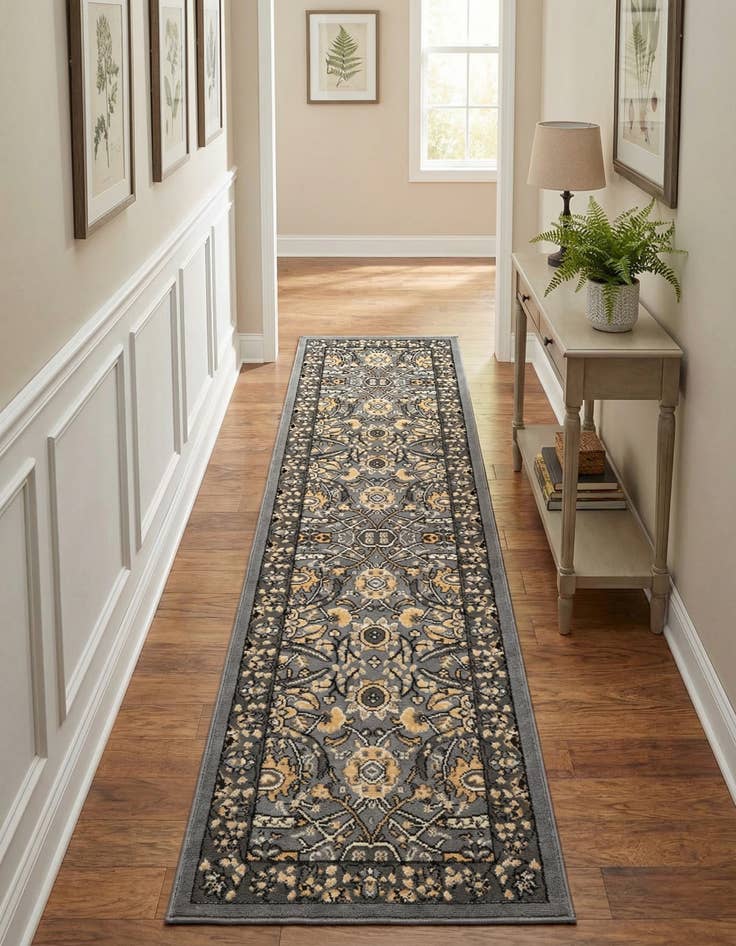 Detail image of 2' x 8' 2 Isfahan Design Runner Rug