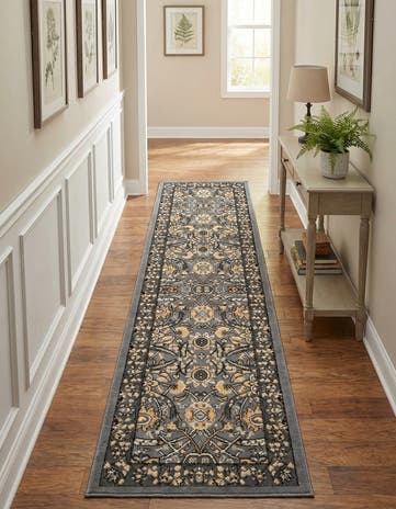 Dark Gray Neda Runner Rug