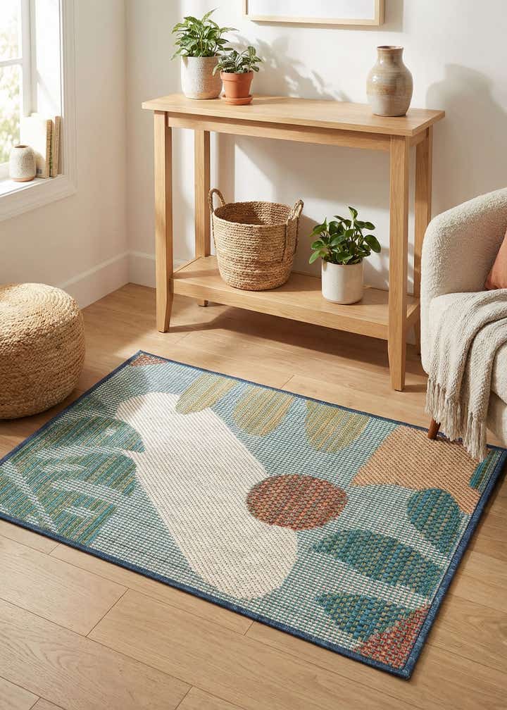 2' x 3' 1 Easy-Clean Baja Indoor / Outdoor Rug