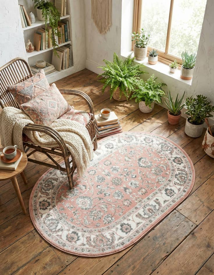 Detail image of  5' x 8' Aurelia Oval Rug