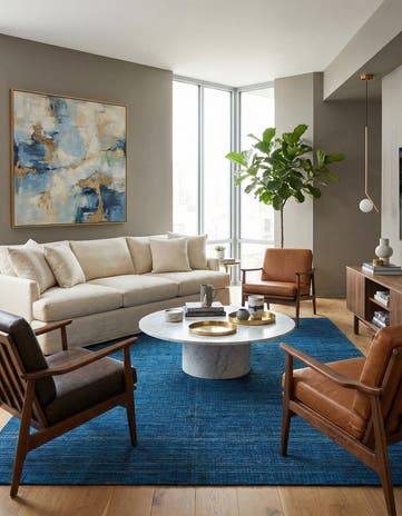7' 9 x 10' 6 Hand Knotted Darya Wool Rug