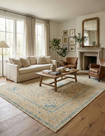 9' 9 x 13' 2 Hand Knotted Ultra Vintage Persian Wool Rug