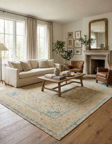 9' 9 x 13' 2 Hand Knotted Ultra Vintage Persian Wool Rug