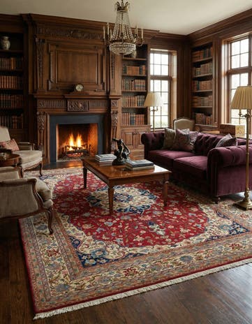 10' x 13' 2 Hand Knotted Tabriz Wool Rug