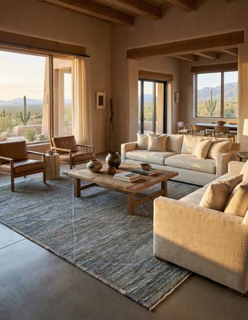 13' 3 x 20' 3 Hand Knotted Moroccan Wool Rug