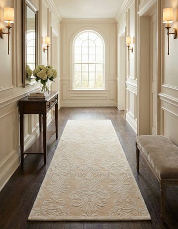 2' 9 x 9' 11 Hand Knotted Darya Wool Runner Rug