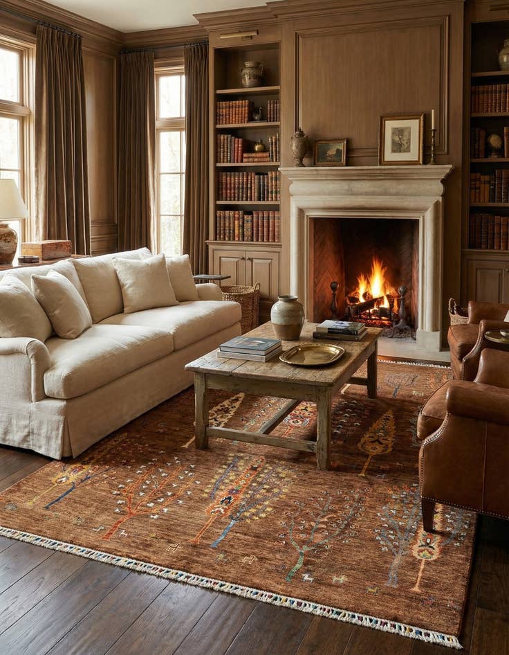 Detail image of 5' 7 x 7' 10 Ariana Ziegler Wool Rug