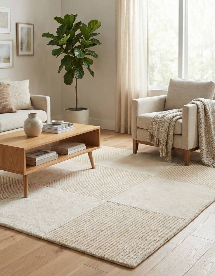 Detail image of  2' 11 x 4' 7  Hand Knotted Darya Wool Rug