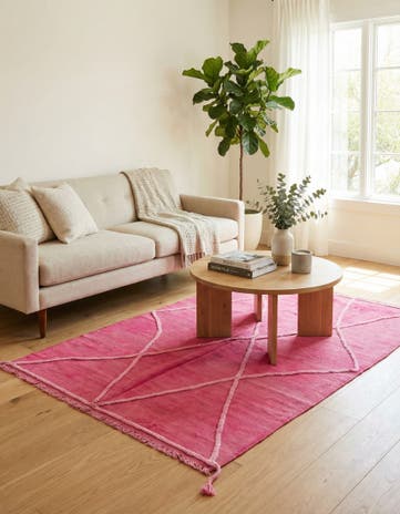 3' 11 x 5' 9 Hand Woven Kilim Modern Wool Rug