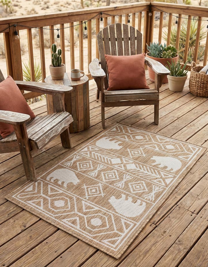2' x 3' Easy-Clean Southwestern Indoor / O...