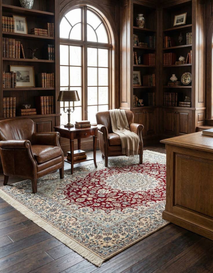 Detail image of 4' 1 x 6' Nain Rug