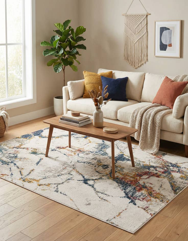 Detail image of 6' x 9' 2 Gemstone Rug