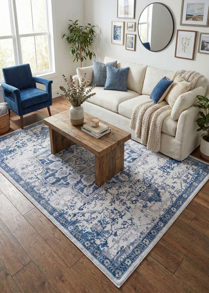 10' 6 x 14' Washable Francesca Rug