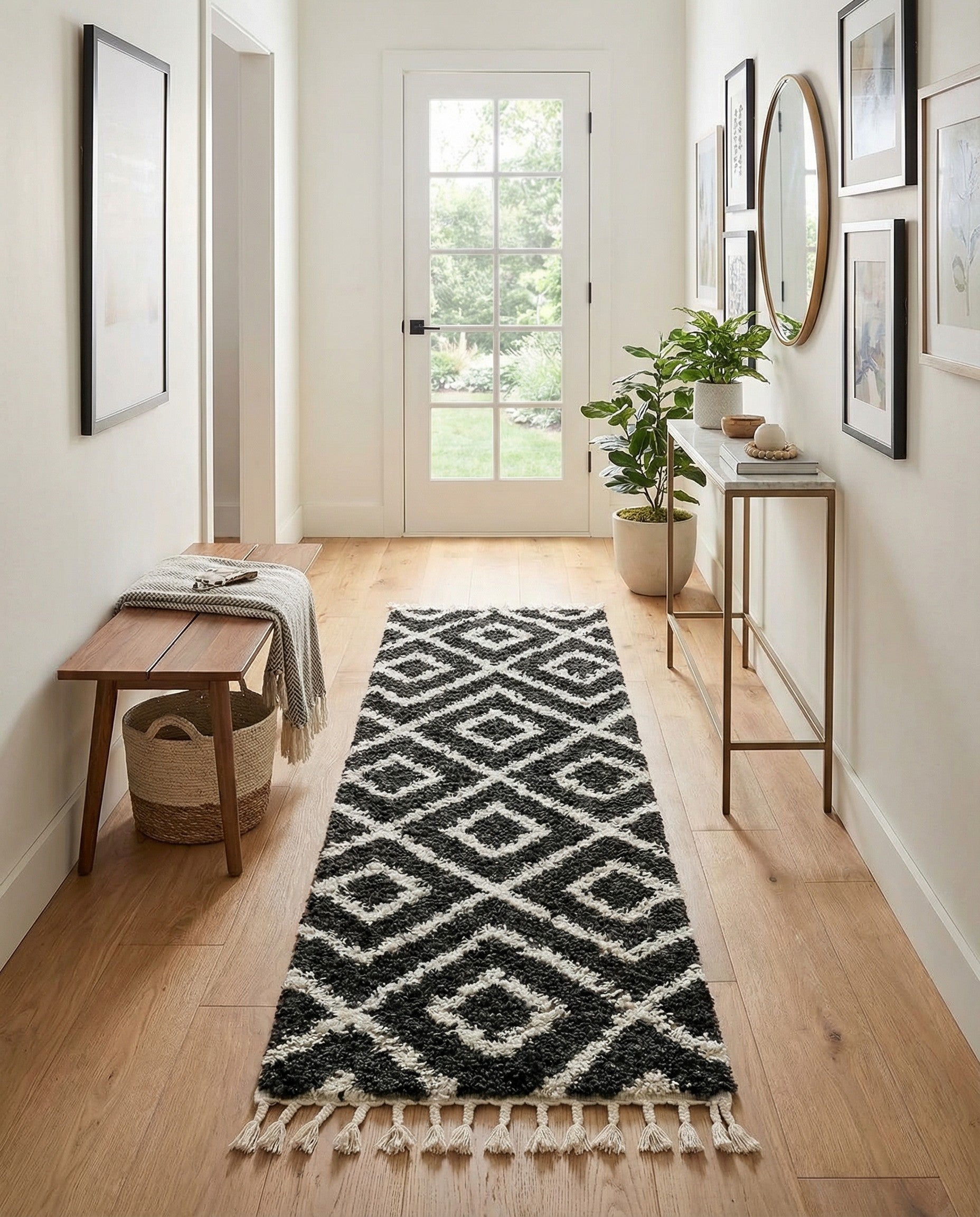  2' 2 x 6' Athena Shag Runner Rug