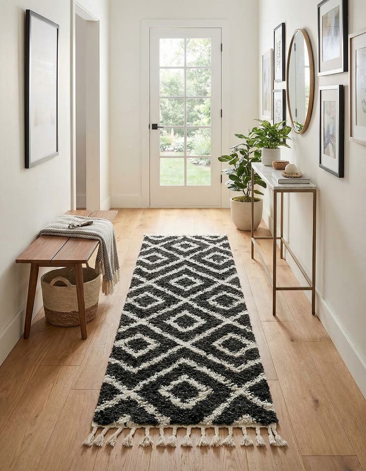 2' 2 x 6' Athena Shag Runner Rug