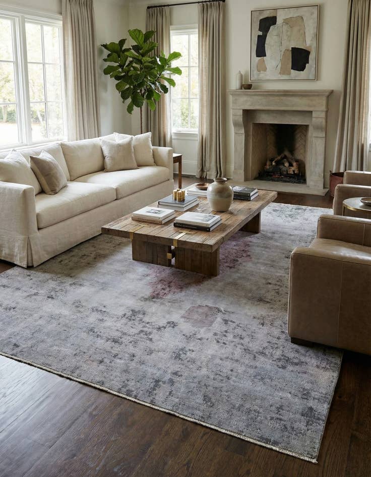 Detail image of 8' 7 x 11' 8  Hand Knotted Ultra Vintage Persian Wool Rug