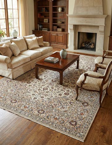 8' x 11' Kerman Wool Rug