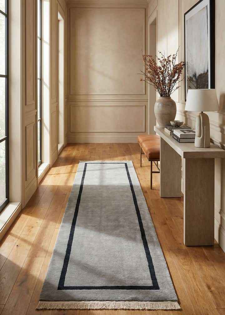 3' 1 x 11' 5 Hand Knotted Tibet Wool Runner Rug
