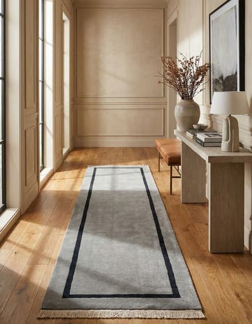 3' 1 x 11' 5 Hand Knotted Tibet Wool Runner Rug