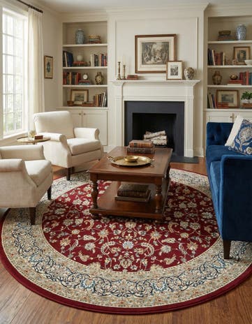 10' x 10' Nain Design Round Rug